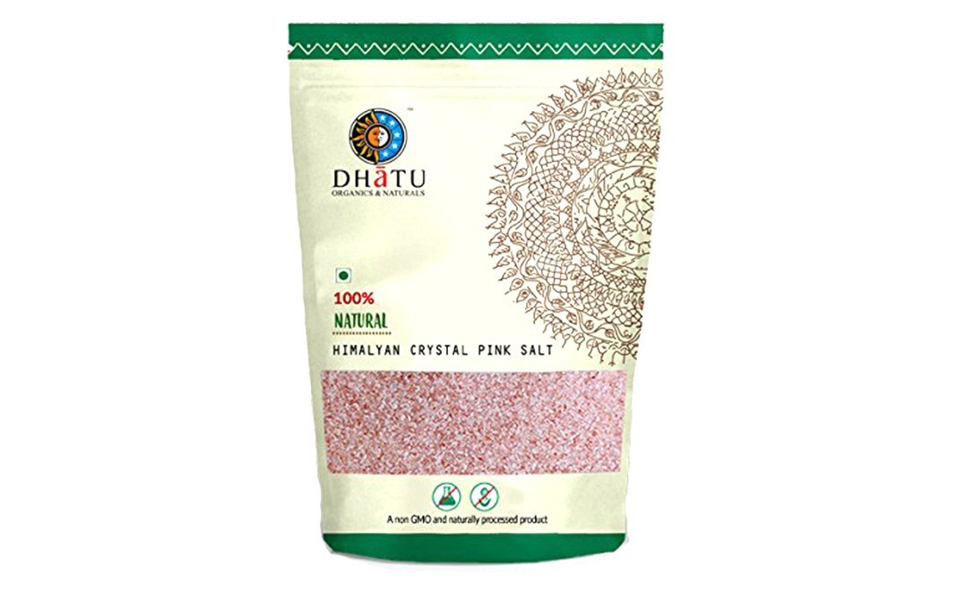 Dhatu Natural Himalayan Crystal Pink Salt   Pack  500 grams